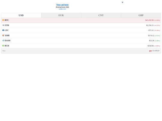 crypto-rate screenshot