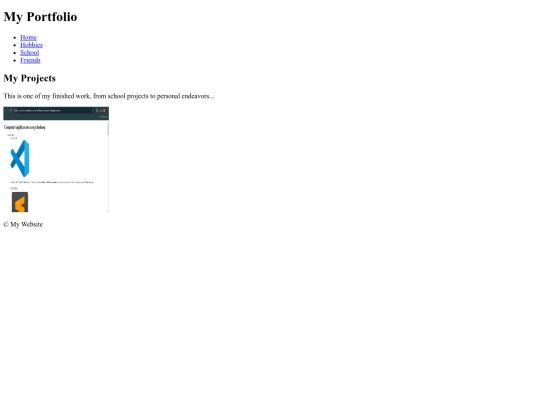 portfolio screenshot