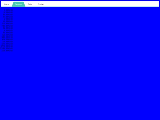 Reasons screenshot
