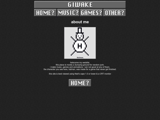 Articles/about screenshot