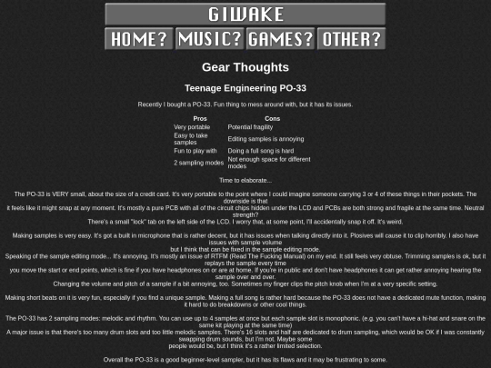 Articles/gearreview screenshot