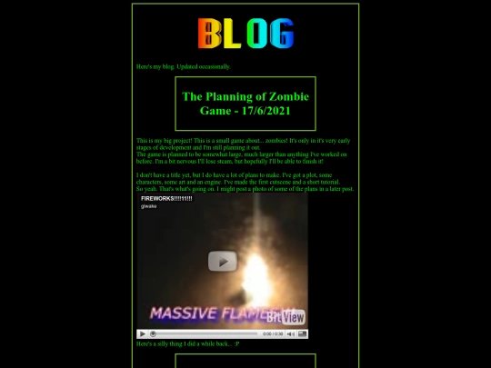 blog screenshot