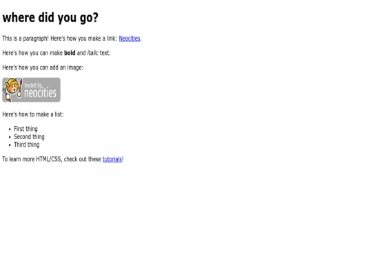 index screenshot