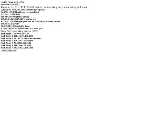 proxy screenshot