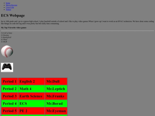 index screenshot