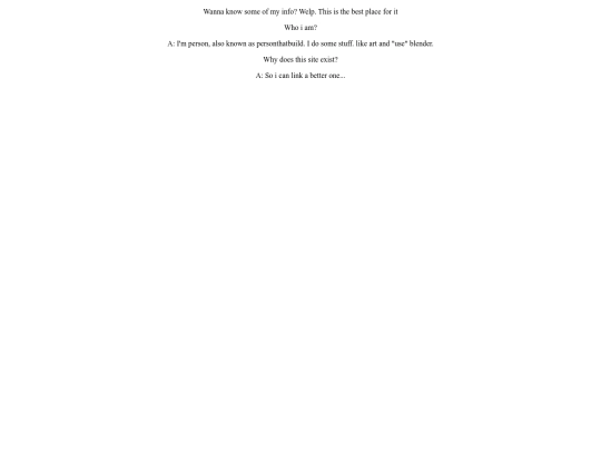 Information screenshot