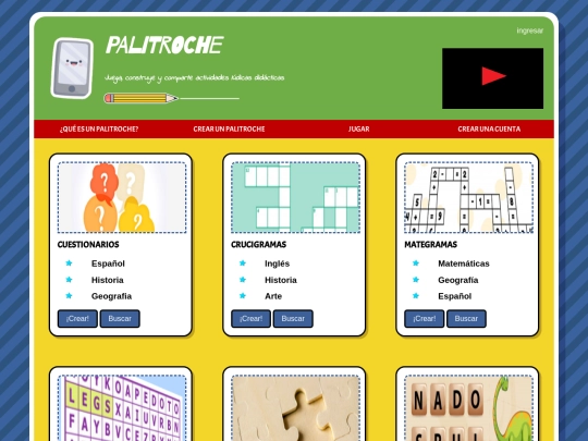Progra web/3.10.5 Grid - Áreas/palitroche screenshot