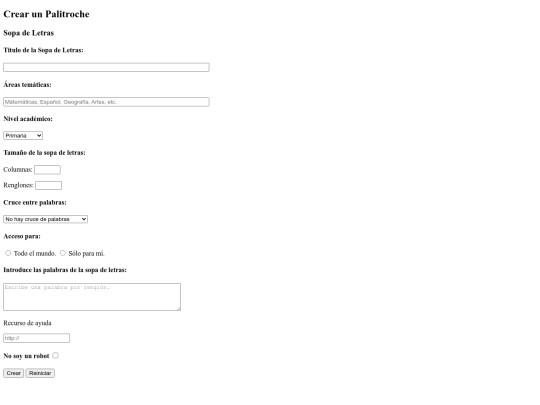 Progra web/sopa screenshot