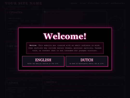 Mainsite screenshot