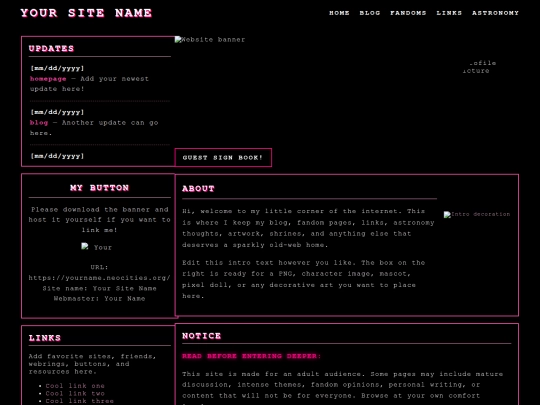 index screenshot
