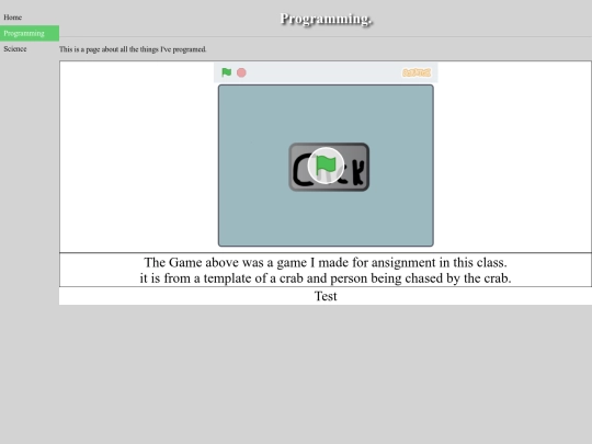 Programming screenshot