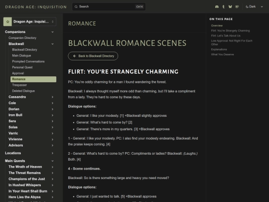 inquisition/transcripts/companions/blackwall/romance screenshot