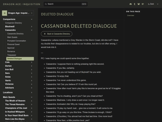 inquisition/transcripts/companions/cassandra/deleted screenshot