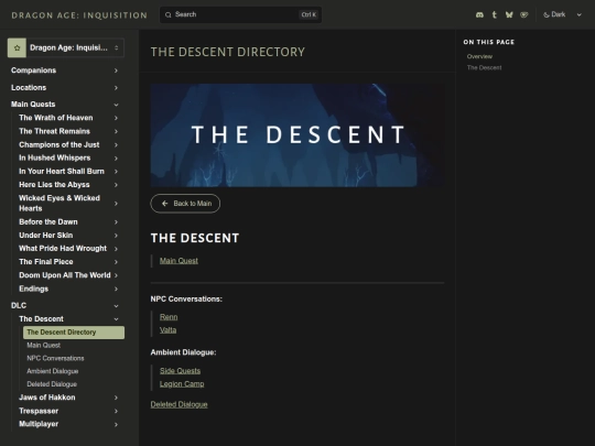 inquisition/transcripts/dlc/descent/directory screenshot