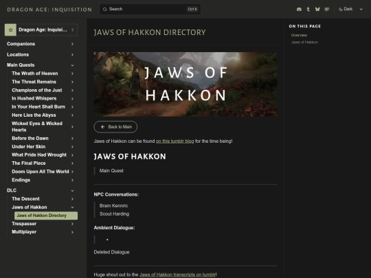 inquisition/transcripts/dlc/joh/directory screenshot