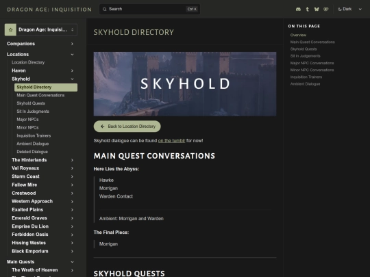 inquisition/transcripts/locations/skyhold/directory screenshot