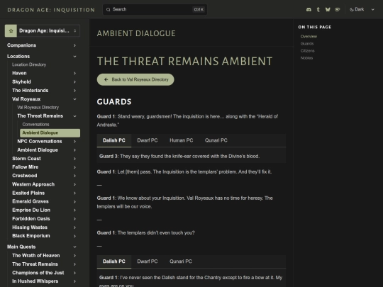 inquisition/transcripts/locations/valroyeaux/ttr/ambient-dialogue screenshot