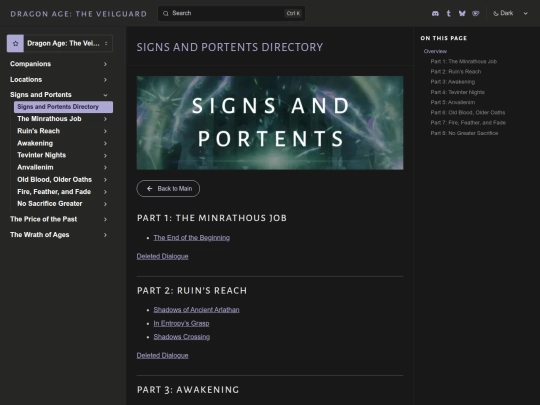 veilguard/signs-and-portents screenshot