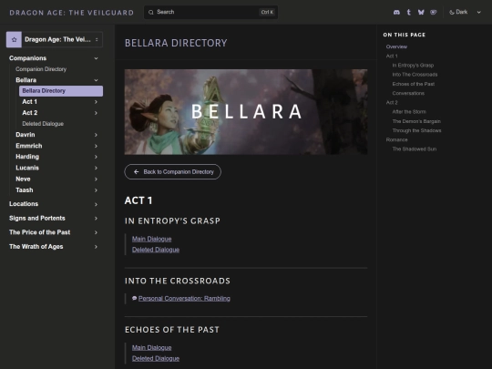 veilguard/transcripts/companions/bellara/directory screenshot