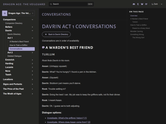 veilguard/transcripts/companions/davrin/act1/conversations screenshot