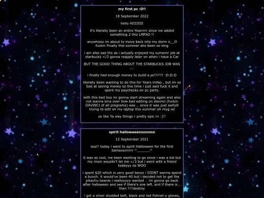 blogz screenshot