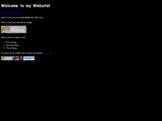 index screenshot
