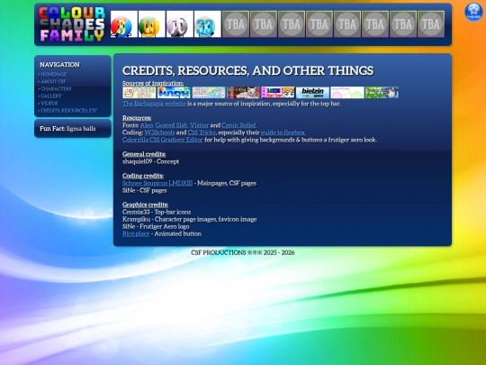 credits screenshot