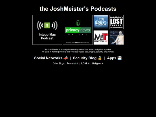podcasts screenshot