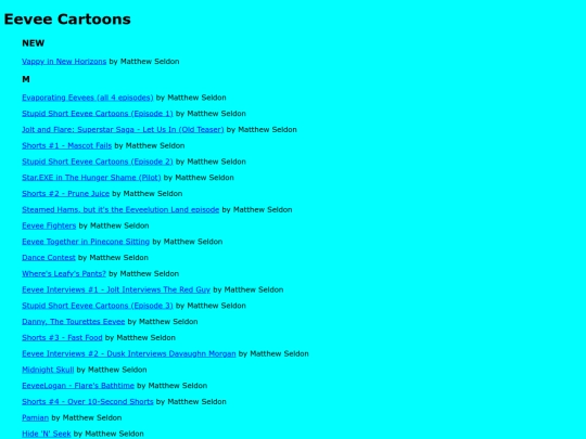Cartoons screenshot