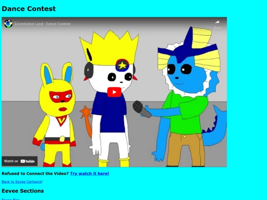 Cartoons/DanceContest screenshot