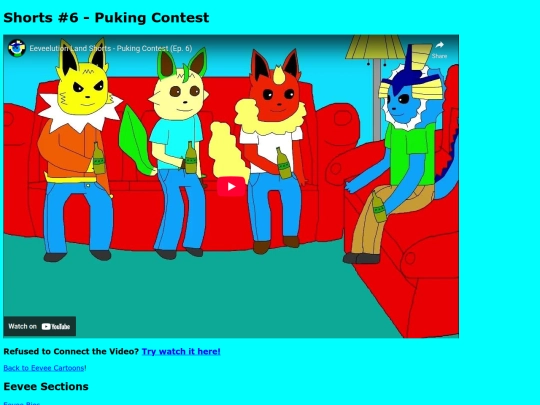 Cartoons/PukingContest screenshot