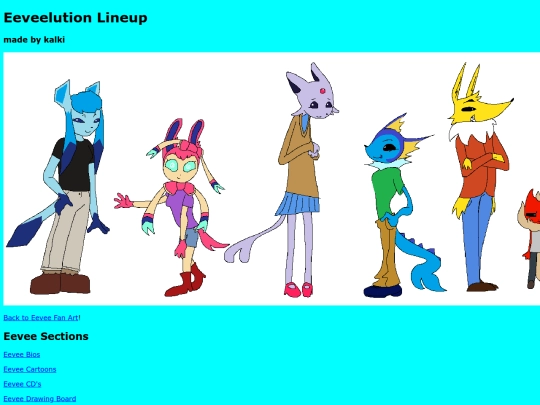 FanArt/EeveeLineup screenshot