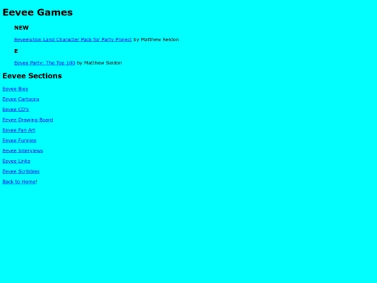 Games screenshot