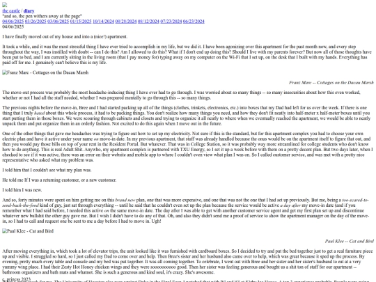 Aphrodite's Boudoir/blog screenshot