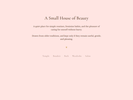 Aphrodite's Boudoir/intropage screenshot