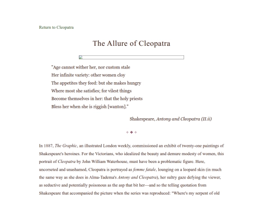 History/Cleopatraarticle screenshot