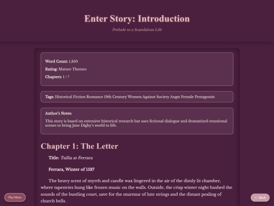 WritingWebsite/Enterstory screenshot