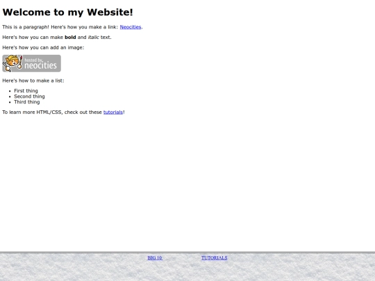 links screenshot