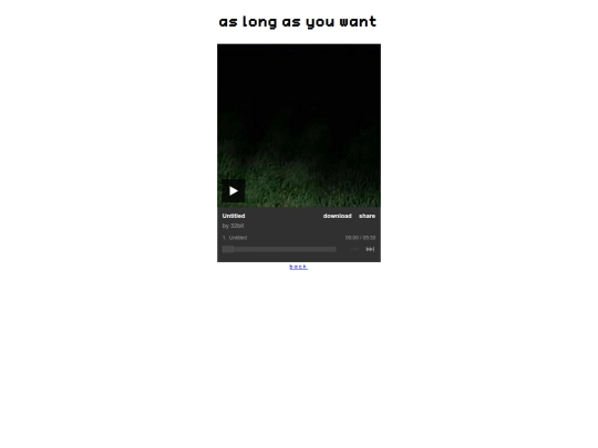 as long as you want/ten screenshot