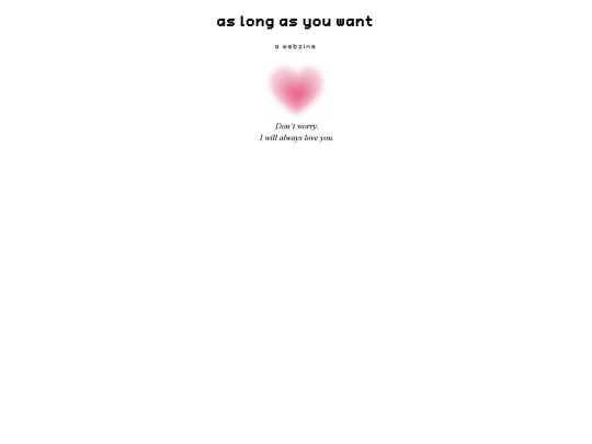 aslongasyouwant screenshot