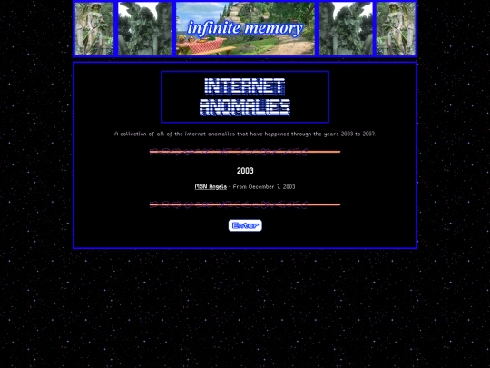 internetanomalies screenshot