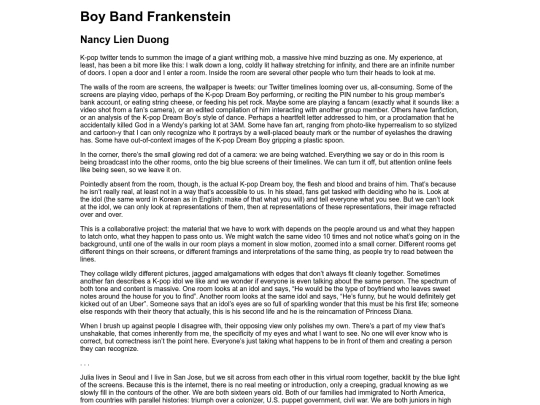 boy-band-frankenstein screenshot