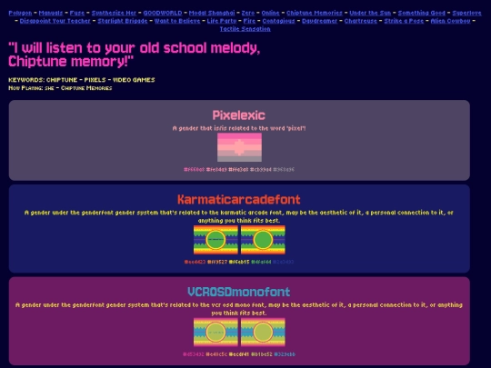 chiptune-memories screenshot