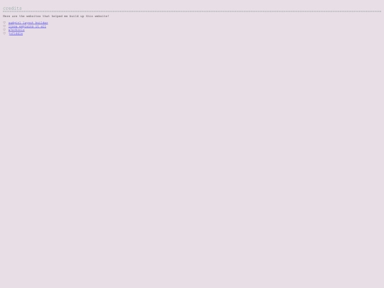 credits screenshot