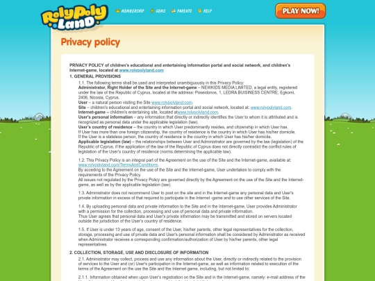 PrivacyPolicy screenshot