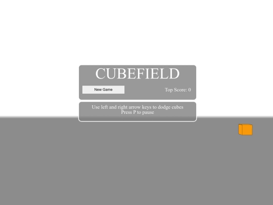 Games/cubefield screenshot