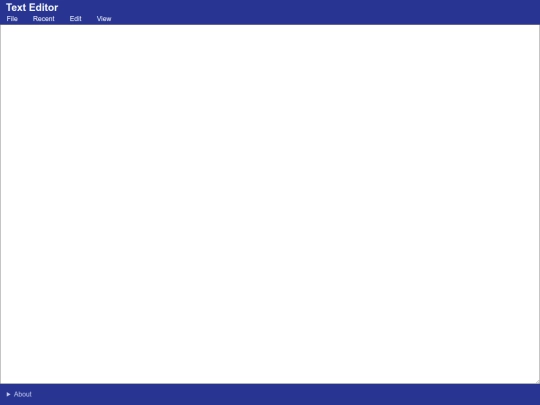 text-editor screenshot