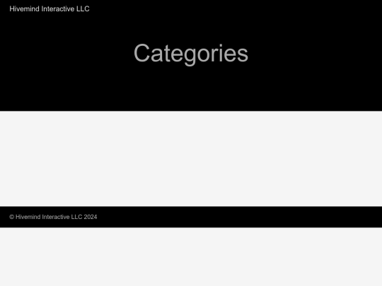 categories screenshot