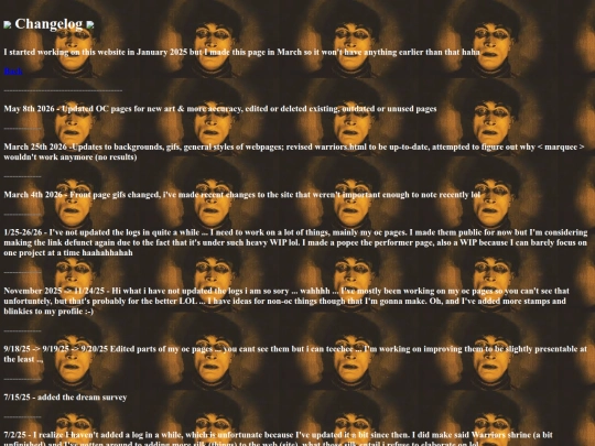 log screenshot