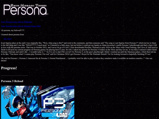 persona screenshot